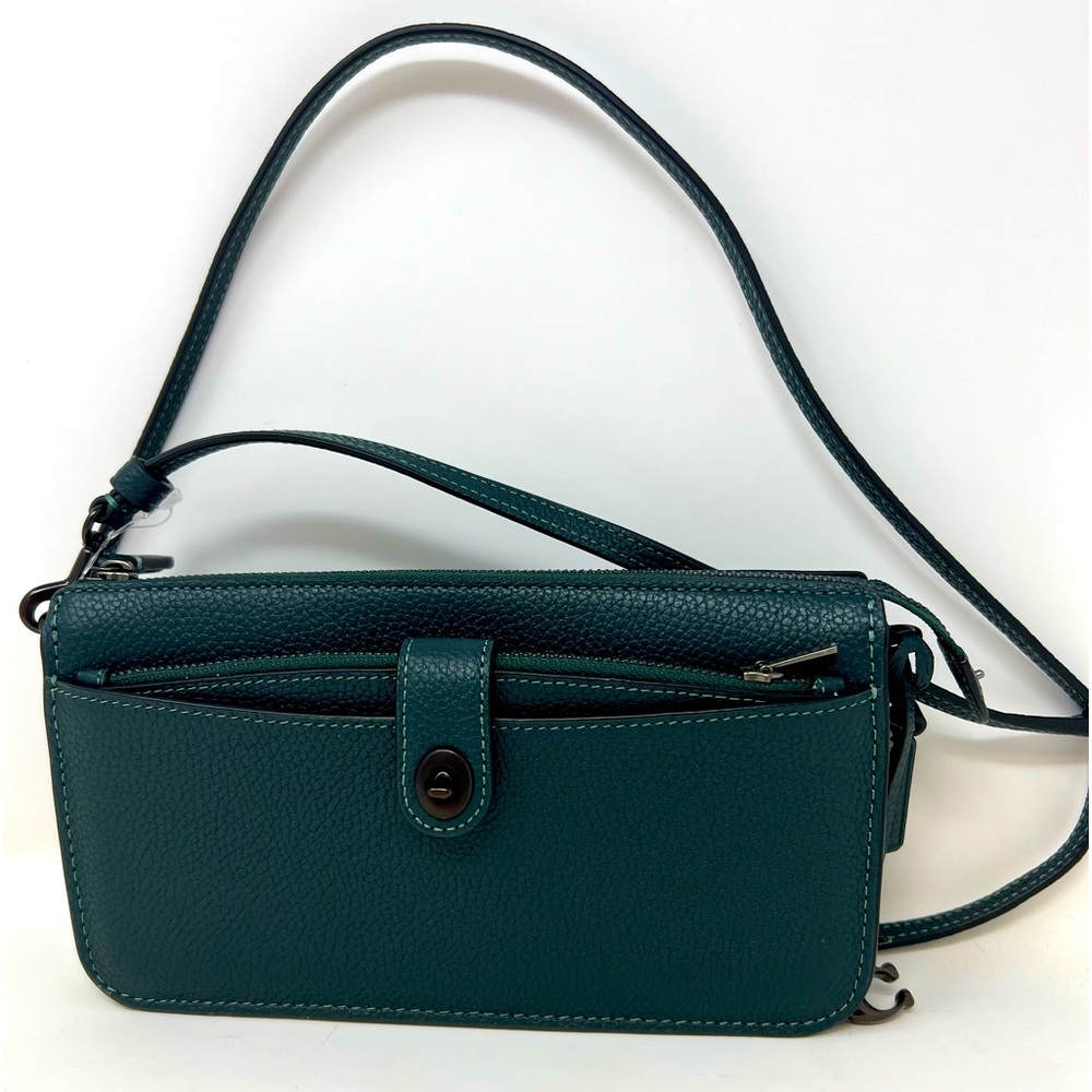 Coach Crossbody forest green